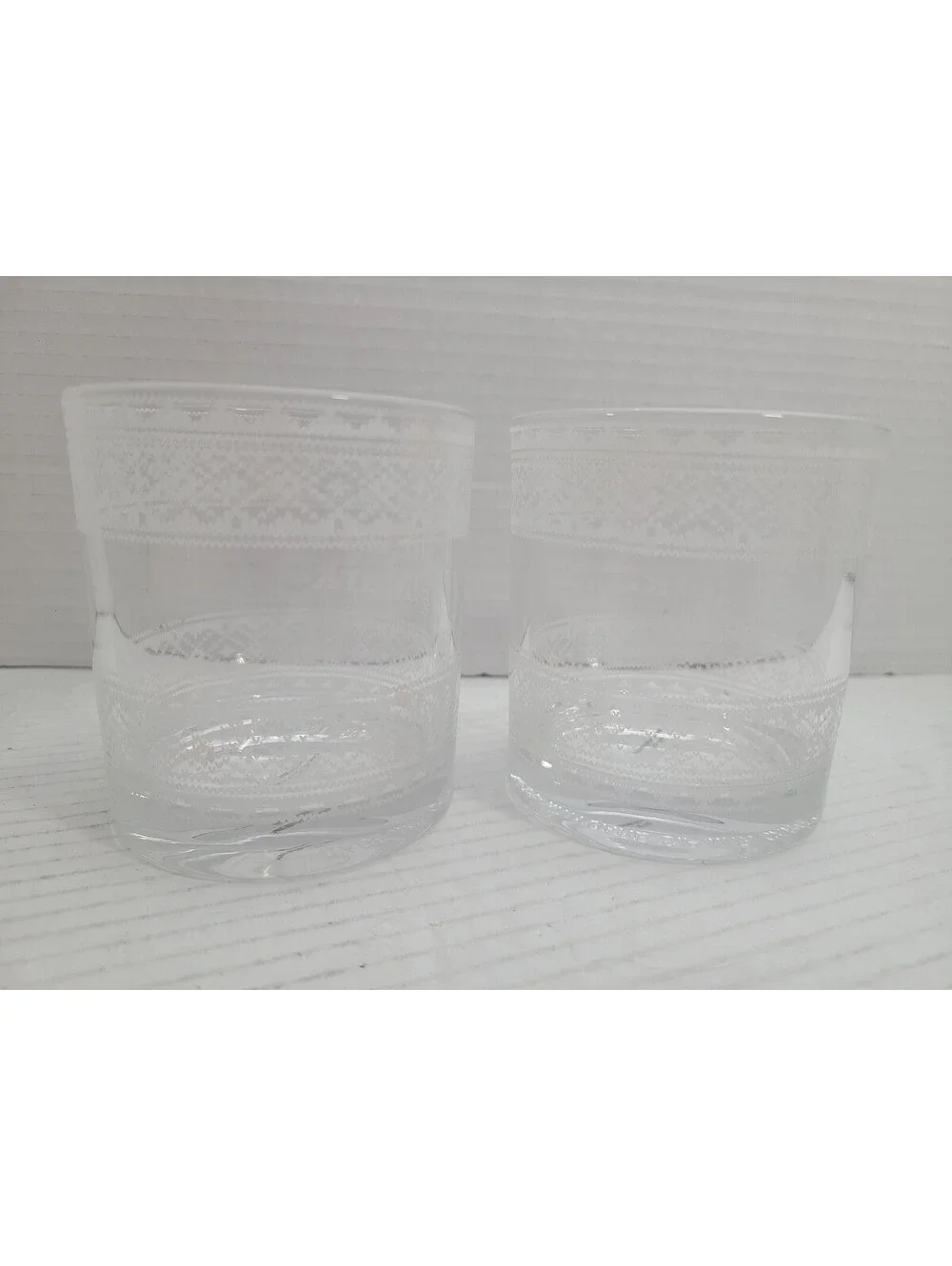 Makers Mark Set of 2 Limited Edition Holiday Sweater Bourbon Rocks Glasses